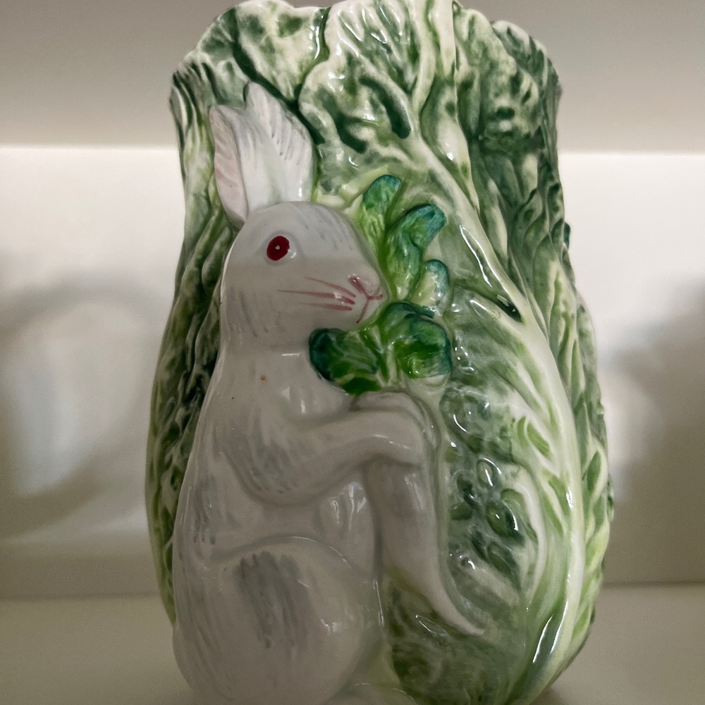 Rabbit Patch by Shafford vase